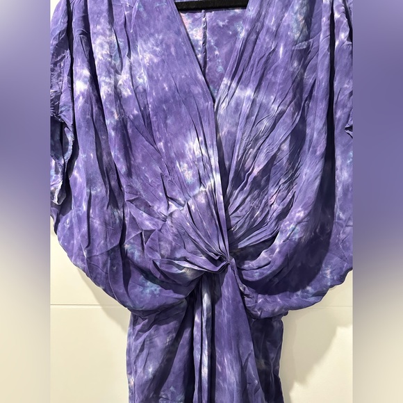 YFB Siren Maxi Dress, Tie-Dye Long Silky - Picture 6 of 9